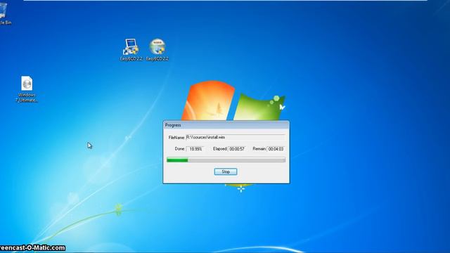 Install Windows 7 Ultimate without DVD or USB Device