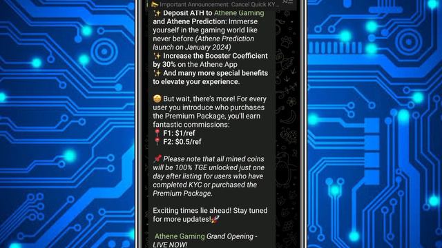 Athene Network Big Update Today  Premium Package  Best Free Income 2024