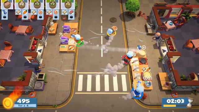 Overcooked 2 Kevin-5 4 stars 4 Player Co-op (Completed)