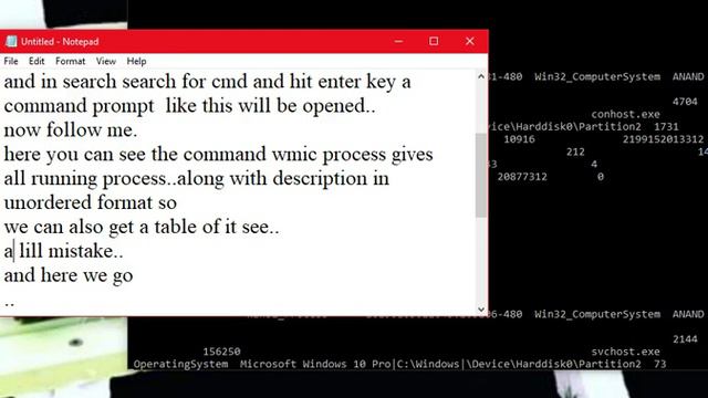 Check Running Processes Using Command Prompt