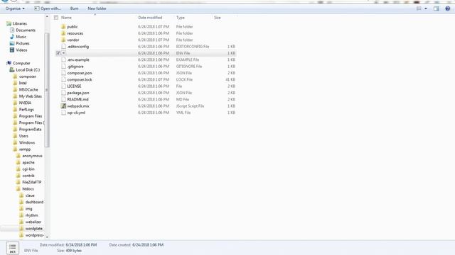 How to install wordplate on localhost using xampp