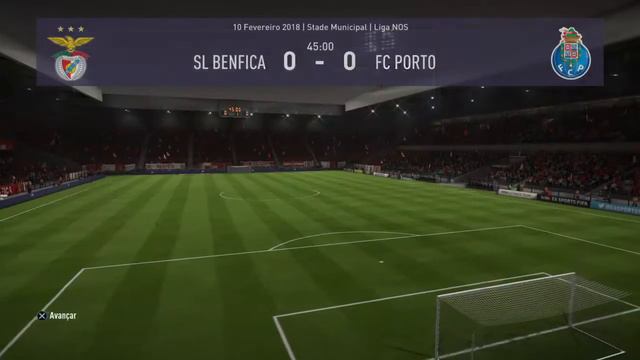 FIFA 18 modo carreira #1 Benfica 0 x porto 2