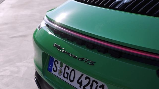 The new Porsche 911 Carrera GTS Coupe Design in Python Green