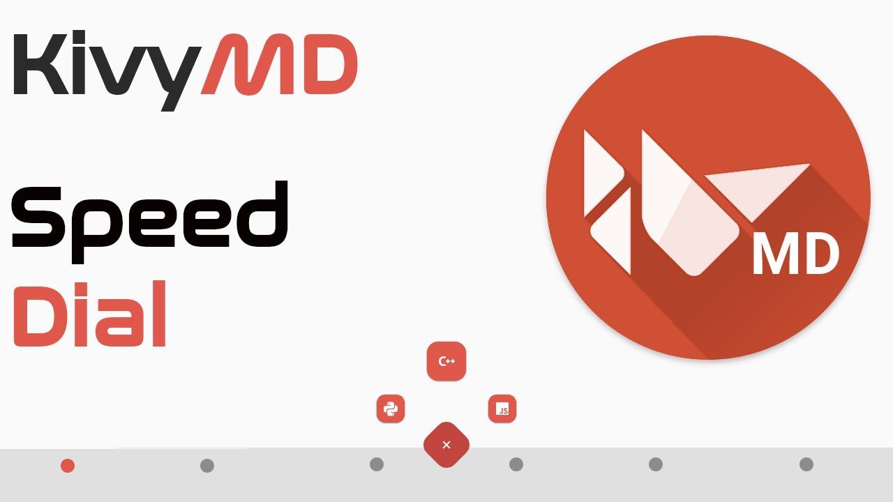 KivyMD. Implementtion BottomNavigation Speed Dial