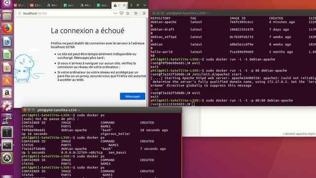 [DOCKER] -11- docker apache2 route port 80