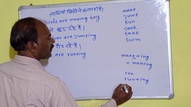 Present continuous tense