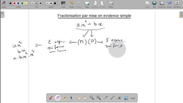 6. La Factorisation par mise en évidence simple (division par un monôme)