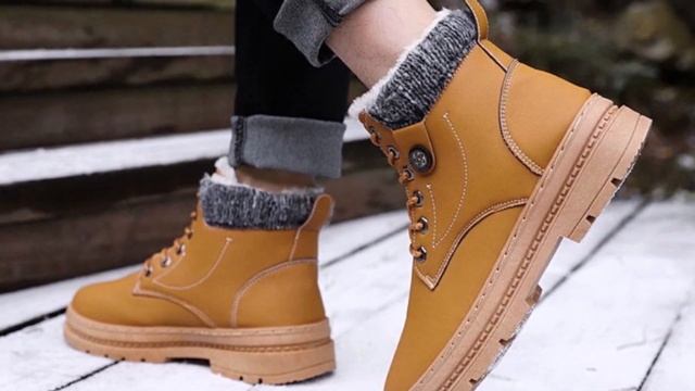 8 Бюджетные мужские зимние ботинки с Алиэкспресс men's winter boots Aliexpress Мужская обувь 2022