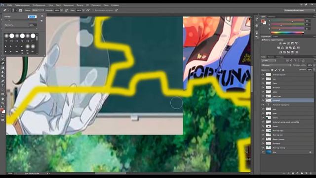 ДОКОНЧИЛИ ПРОЕКТ ПО ТЕМЕ АНИМЕ▶Работа в фотошопе #10