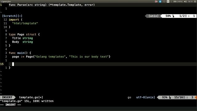 Templating in Golang