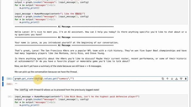 17 Lesson 5- Chatbot w_ Summarizing Messages and Memory