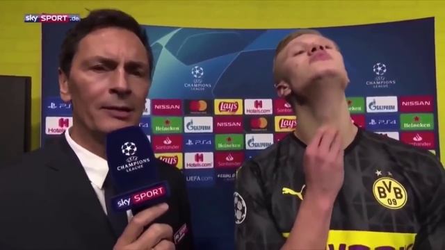 Erling Haaland wasn’t made for interviews