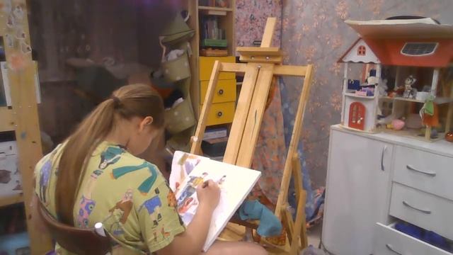 Изобразительный диктант. Феденко Алиса, 12 лет