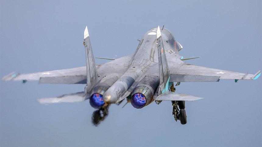 Истребители Су-34 громят ВСУ: лучшее видео из зоны СВО