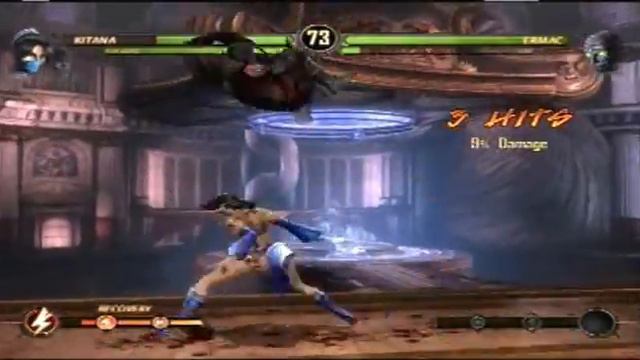 Mortal Kombat 9 - Unmasked Kitana & Classic MK3 Sub-Zero Ladder Playthrough (Part 1)