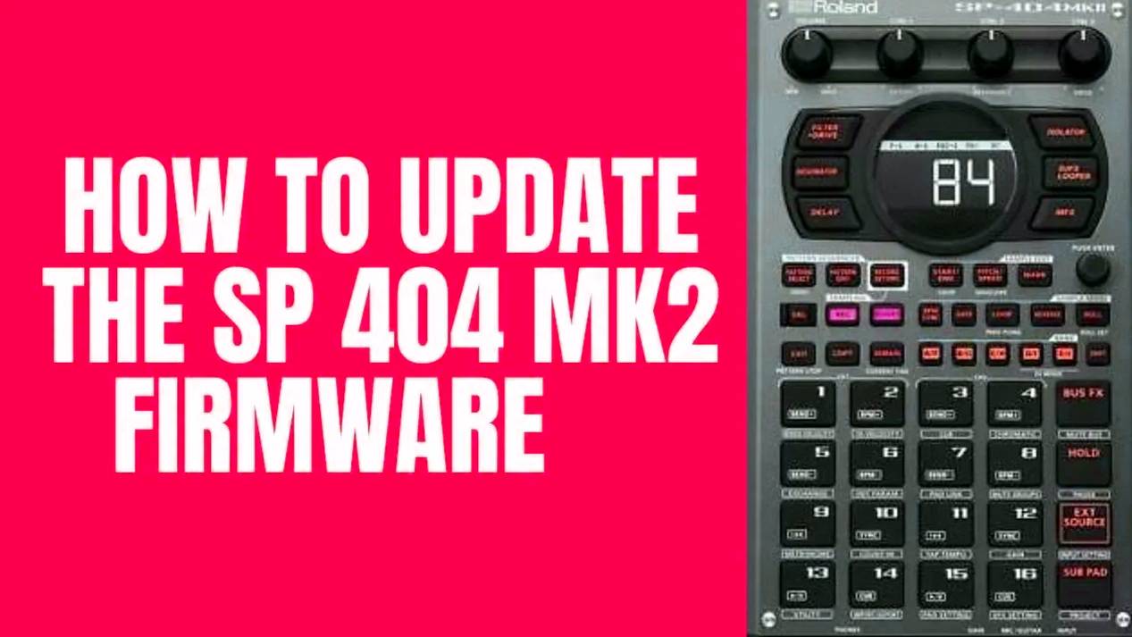 Roland SP-404 MK II How to Update Firmware