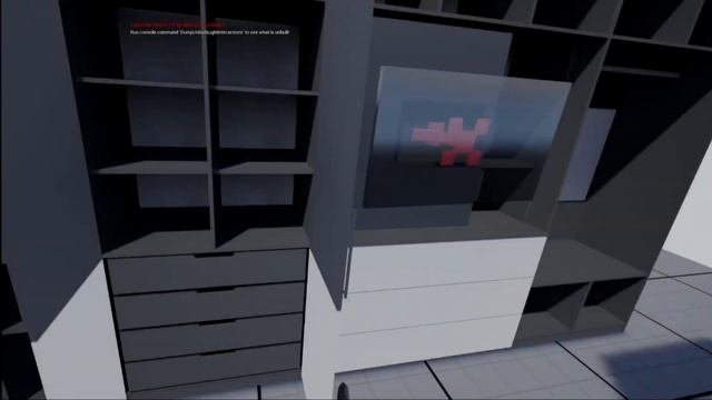 Корпусный шкаф с нишей под ТВ. Тест в VR. Часть 1