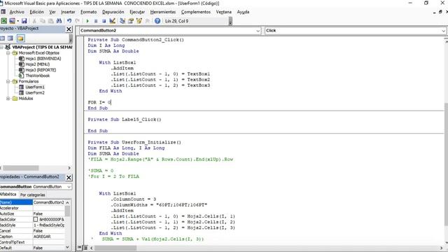SUMAR DATOS DE UN LISTBOX EN FORMULARIO DE EXCEL VBA - [100% FACIL] ✅✅ | CONOCIENDO EXCEL