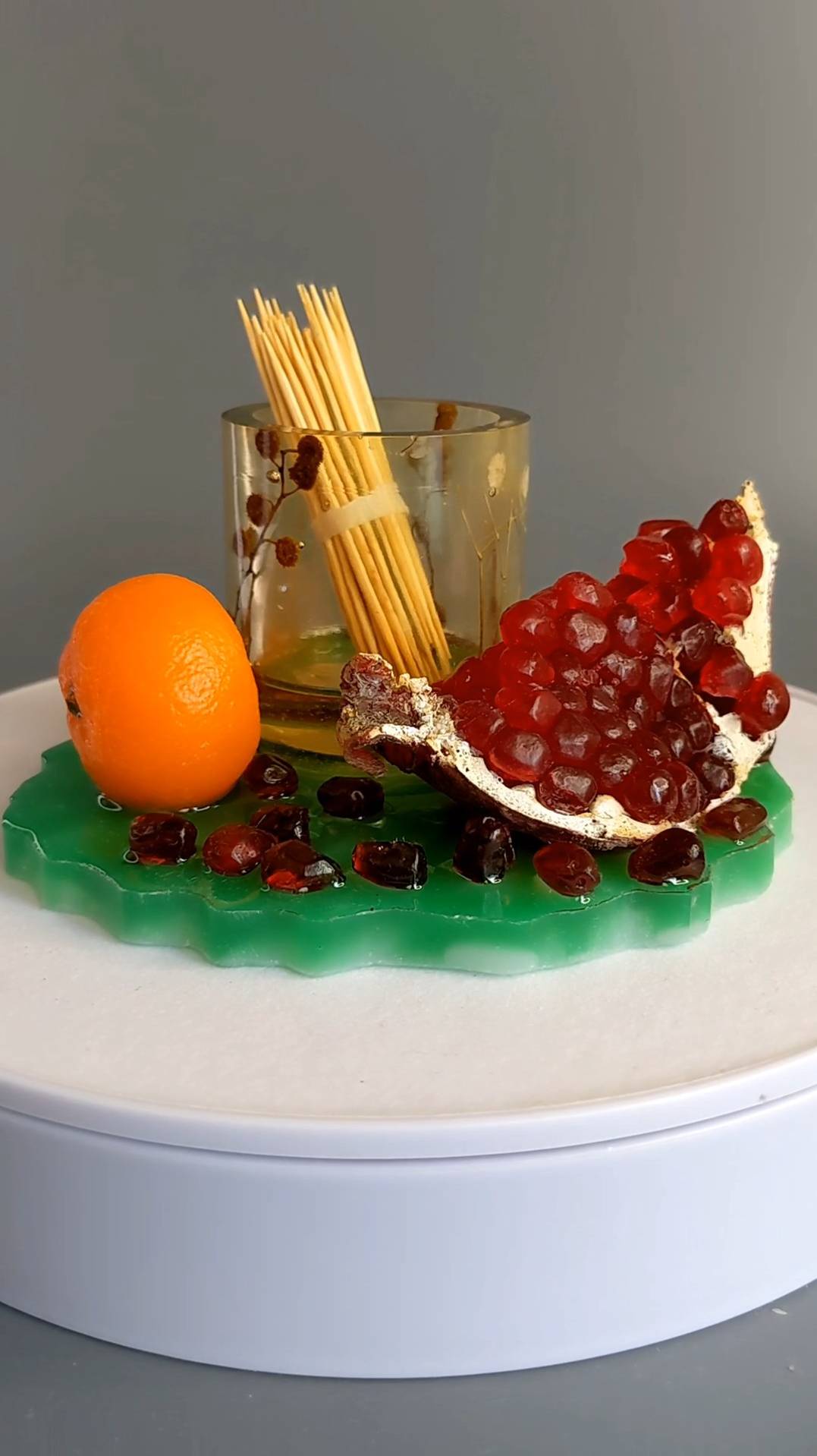 Подставка для зубочисток из эпоксидной смолы