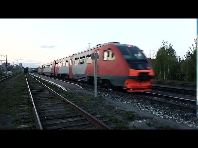 Рельсовый автобус РА 2 на станции Керамик