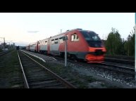 Рельсовый автобус РА 2 на станции Керамик