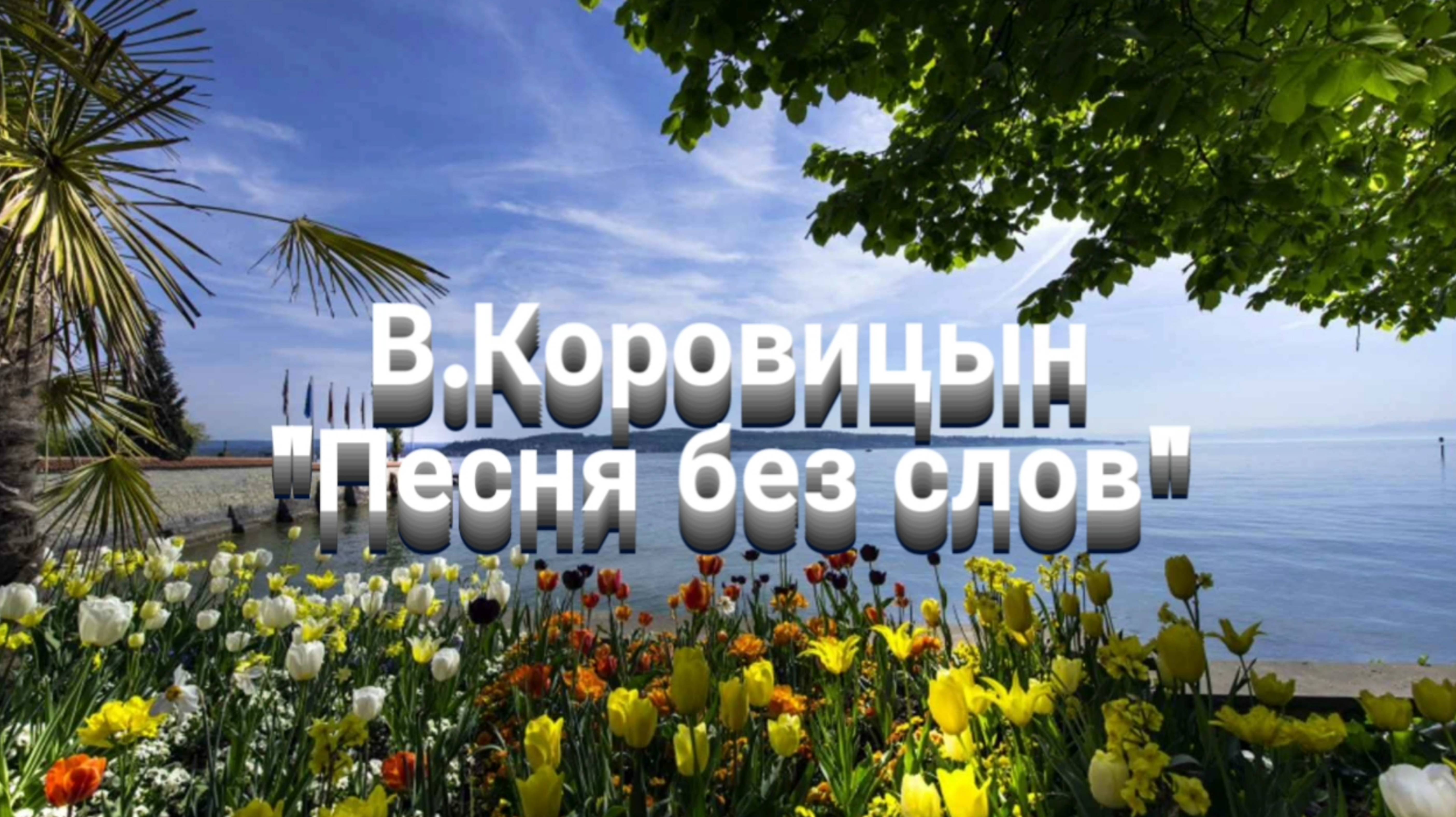 В.Коровицын-"Песня без слов"(Исп.Анджело В.)