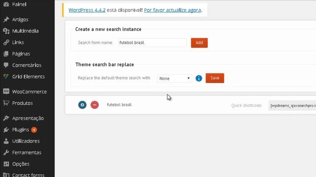 Pesquisa ajax Wordpress