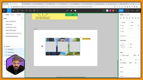 Homework Hotline: Video prototyping in Figma