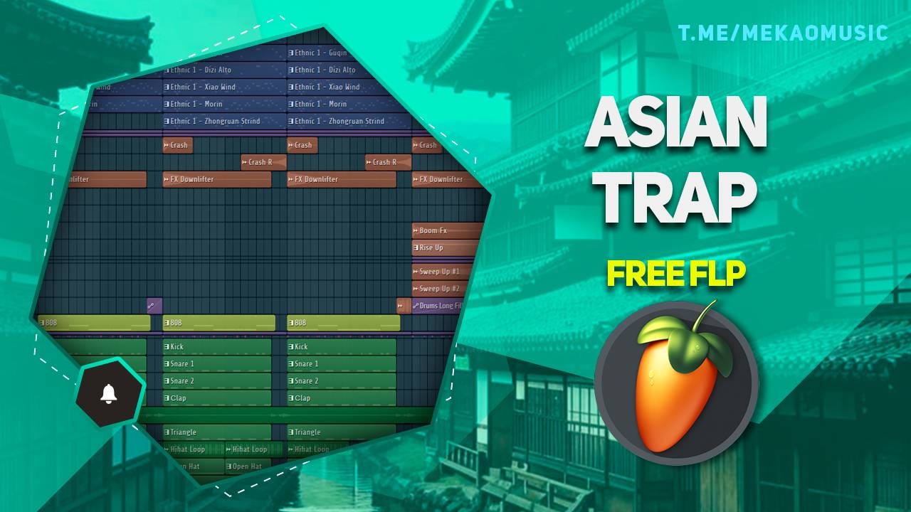 Asian Trap/Ethnic Trap в FL Studio 20 (+FREE FLP/Бесплатный FLP)