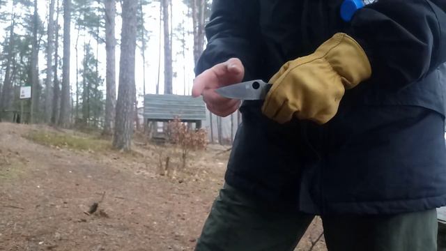 Нож Spyderco Tenacious Lightweight. Тест testing