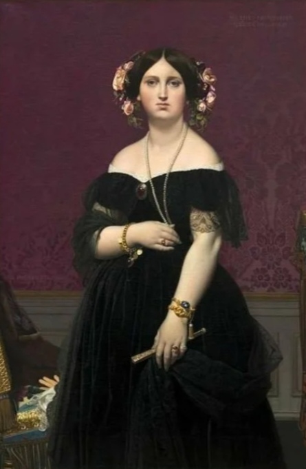«Мадам Муатесье» — портрет Мари-Клотильде-Инес Муатесье, художник Жан Огюст Доминик Энгр.