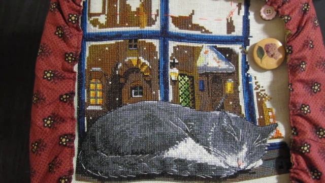64. Вышивка крестом. Мережка , Зимний сон Отчет 1 ✂ и Permin of Copenhagen