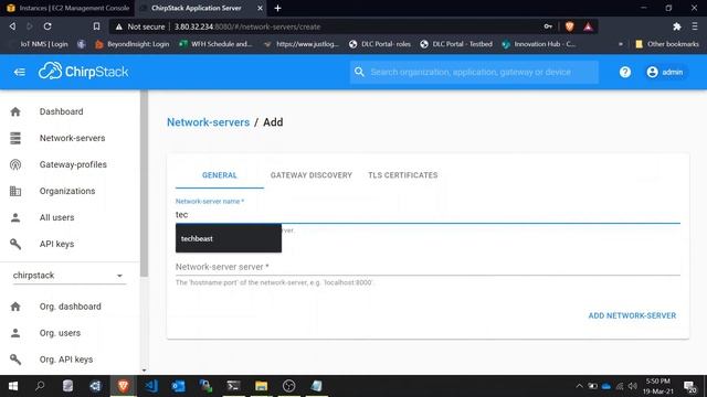 Part 3 - Setup Kerlink LoRaWAN Gateway and adding sensors to Chirpstack Network Server