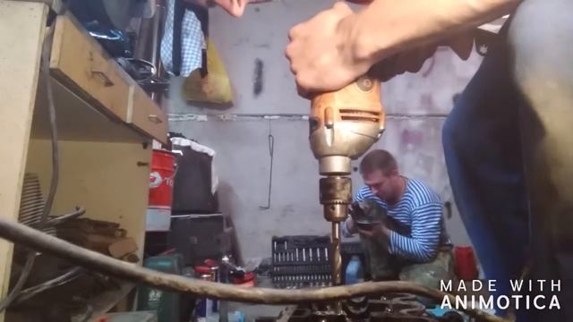 Просверлил ГБЦ - ввернул ввертыши. Getz 1,3.