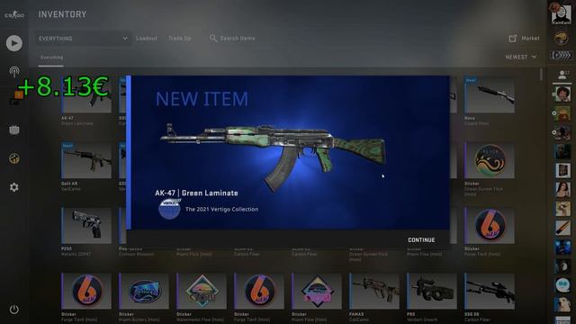 2021 Vertigo Ak-47 Green Laminate Contracts! #80