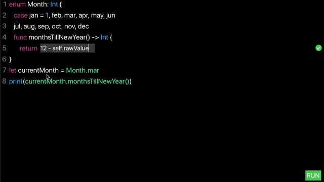 Learn Swift: Raw values and enums (Chapter 12 Lesson 12)