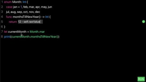 Learn Swift: Raw values and enums (Chapter 12 Lesson 12)