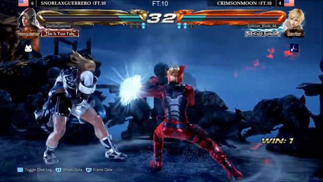 SnorlaxGuerrero (Steve) vs CrimsonMoonGaming (Leo) Tekken 7 - First to X