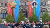 В Москве на Красной площади началась репетиция парада Победы.