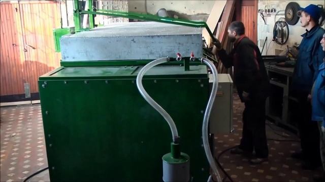 Формовка решеток на ТВФМ-2