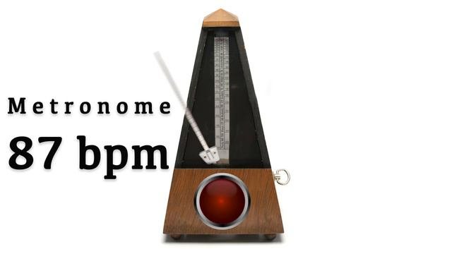 Metronome 87 bpm 