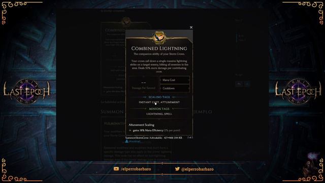 💀 Last Epoch | NOTICIAS | Nueva Skill: SUMMON STORM CROW (Clase PRIMALISTA) - En Español