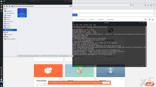 How to install ONLYOFFICE on MX Linux 21.3