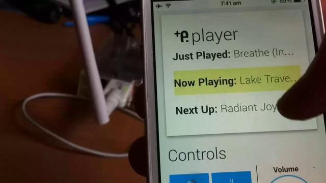 Wireless Raspberry PI Music Control w/ Websockets and an iPhone