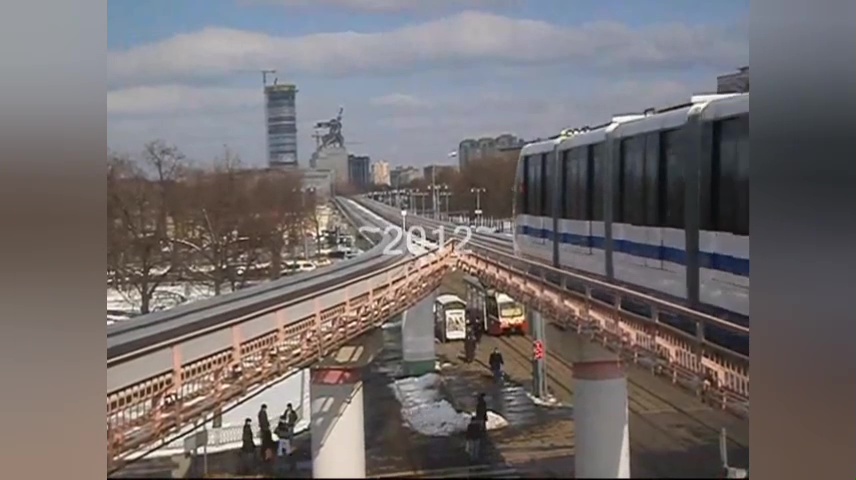 Монорельс - московская загогулина. Март 20212.