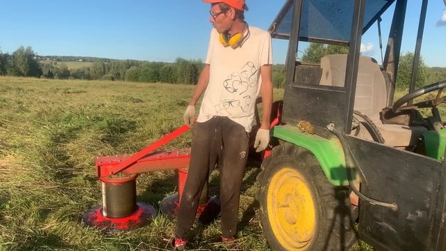 Оживляем китайский трактор и снова еду на заготовку сена!