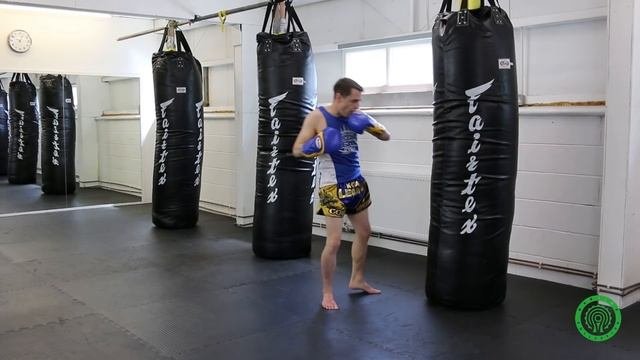Muay Thai  Kickboxing Bag Work Training for High Volume Striking with Damien Trainor