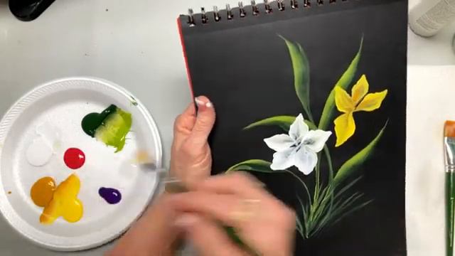 LIVE - Learn to Paint One Stroke With Donna - Spring Flowers _ Donna Dewberry 2023