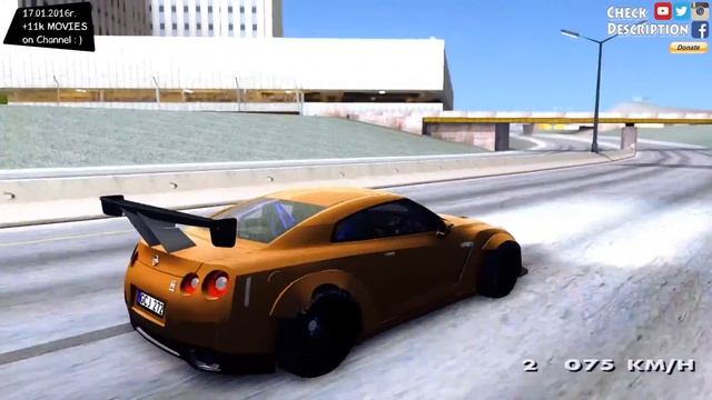 GTA San Andreas - Nissan GTR Tuning EnRoMovies _REVIEW