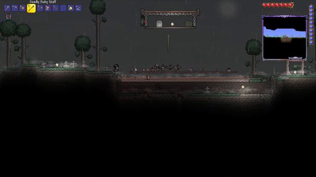Terraria - OVERPOWERED Money/Accesory Farm (Early Game, Semi-AFK!)